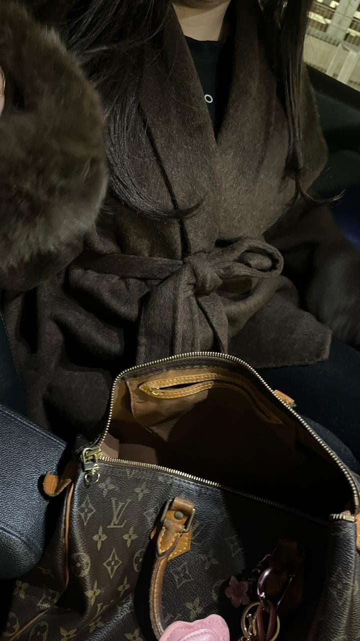 Manteau en laine mocha